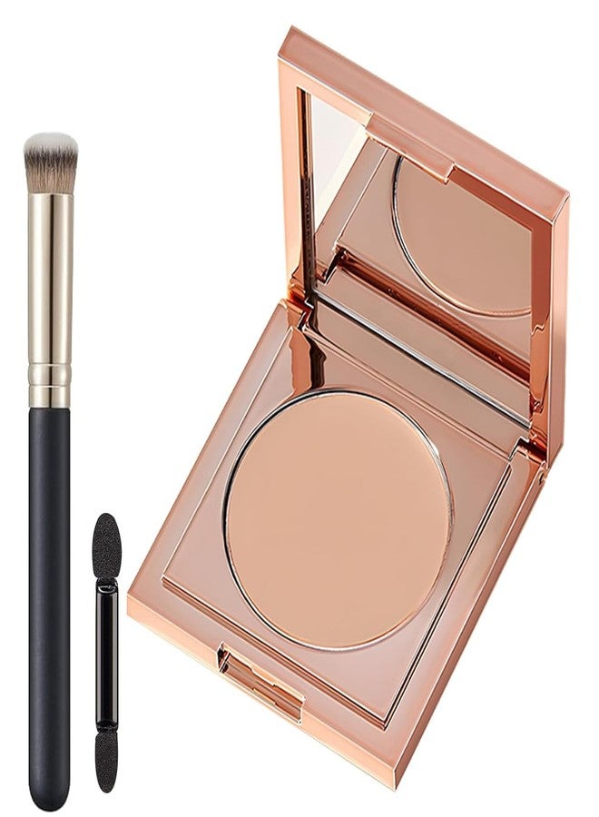 docucher Colored Clay Undereye Corrector, under Eye Concealer, under Eye Color Corrector, Undereye Color Corrector for Dark Circles, Under Eye Corrector for Dark Circles with Brush (Light) - Image 1